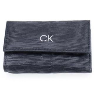 カルバンクライン(Calvin Klein)のカルバンクライン キーケース キーリング キーホルダー 6連 ブラック 黒色 革(キーケース)