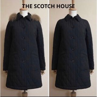 ザスコッチハウス(THE SCOTCH HOUSE)のTHE SCOTCH HOUSE キルティングコート フードライナー脱着可(ロングコート)