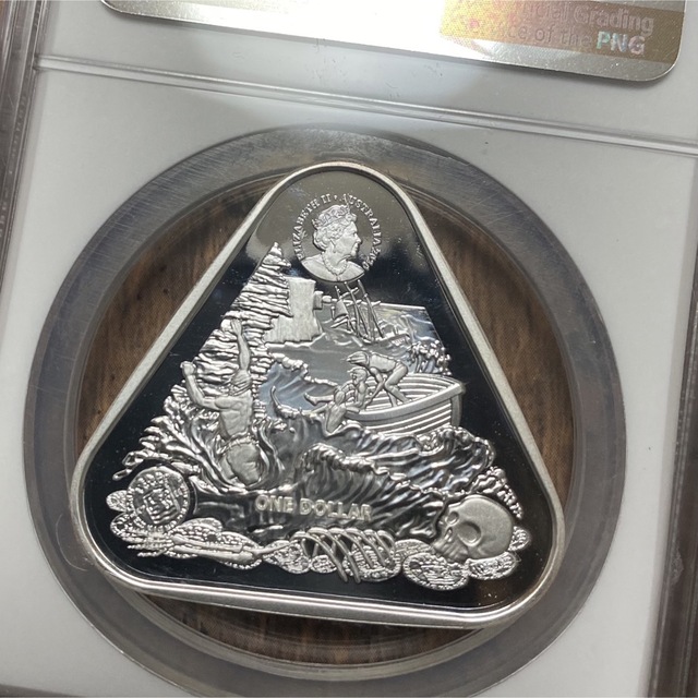鑑定済☆2020 オーストラリア ZUYTDORP難破船 1オンス NGC 69