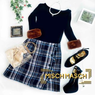 ミッシュマッシュ(MISCH MASCH)の【2点セット】 七分袖トップス + ミニスカート(セット/コーデ)