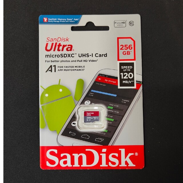 SanDisk(サンディスク)の新品未使用 microSD SanDisk Ultra A1 256GB エンタメ/ホビーのゲームソフト/ゲーム機本体(その他)の商品写真