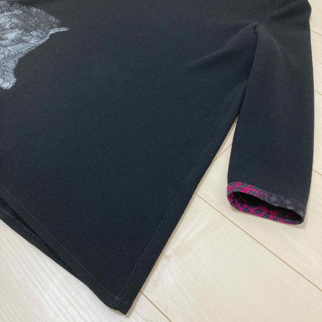 完売 生産終了 伊太利屋 チュニック タートルネック ニット シャツ 犬