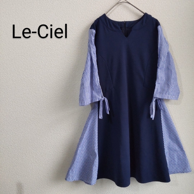 LE CIEL BLEU(ルシェルブルー)のLe-Ciel  ワンピース 可愛いデザイン レディースのワンピース(ひざ丈ワンピース)の商品写真