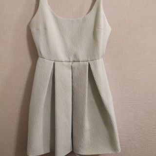 ザラ(ZARA)のZARA ミニワンピースキャミソールブルーヒョウ柄　青い(ミニワンピース)