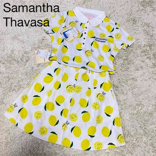 サマンサタバサ(Samantha Thavasa)の新品★サマンサタバサ ゴルフウェア ポロシャツ スカート セット(ウエア)