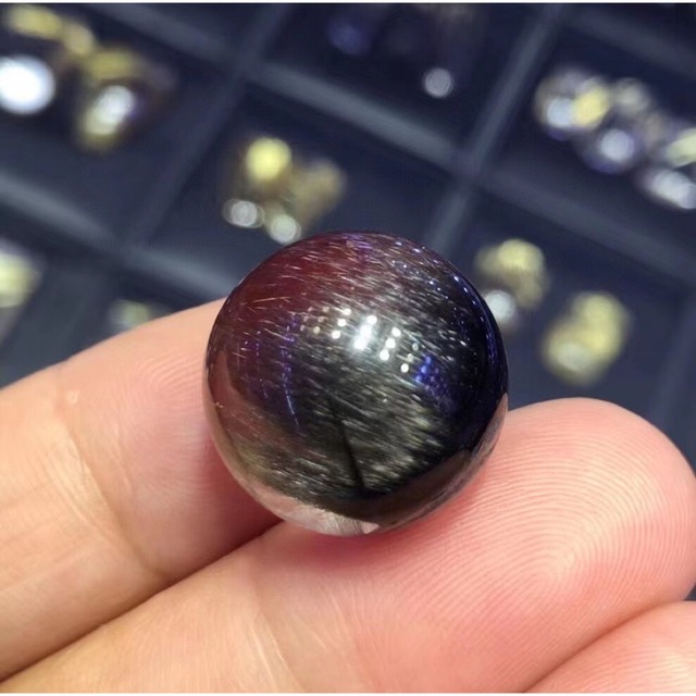 ⭐︎【高級】プラチナタイチンルチルクォーツ 丸玉 17mm | www