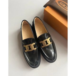 TOD'S トッズ タイムレス レザー ローファー 36