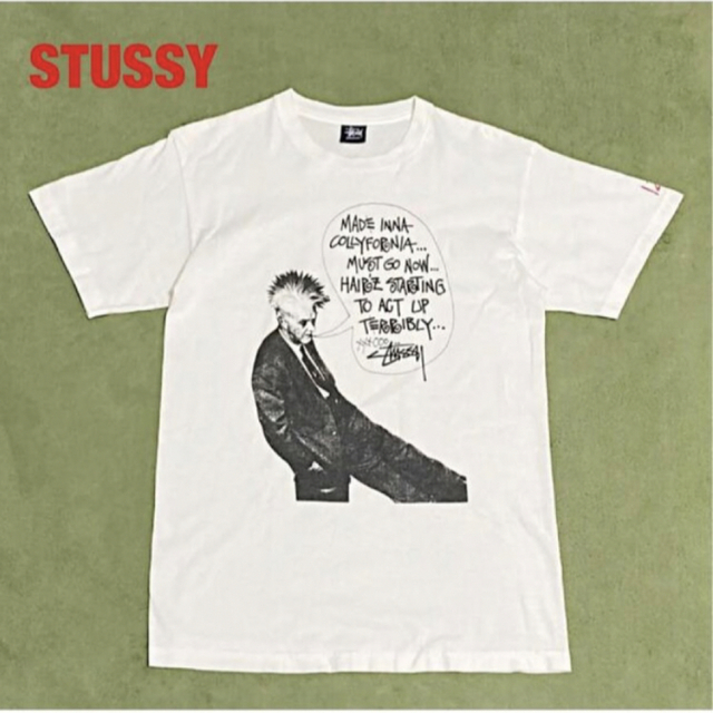 【希少】STUSSY　手刷りTシャツ　代官山チャプト　12周年記念　入手困難