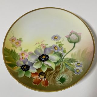 オールドノリタケ・花絵皿・16.2cm