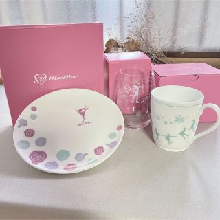 浅田真央ちゃん限定グッズ3点セット ノリタケ プレート マグカップ  タンブラー(食器)