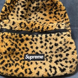 シュプリーム(Supreme)のシュプリーム レオパード　フリース　バッグ　リュック Supreme(バッグパック/リュック)