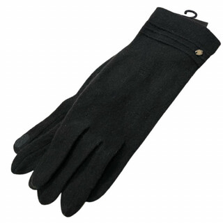 マッキントッシュフィロソフィー(MACKINTOSH PHILOSOPHY)の新品♡ニット♡ブラック 黒色 手袋 (手袋)