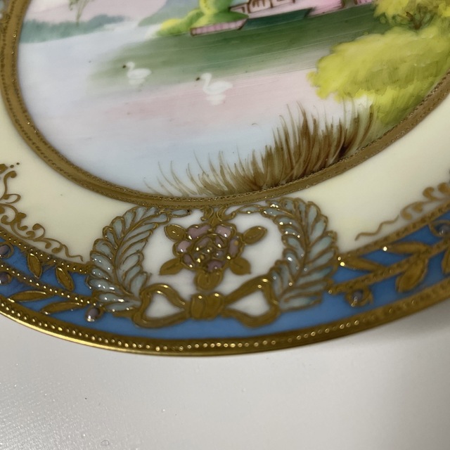 Noritake - オールドノリタケ・湖畔の風景・１９１１年〜１９４１年