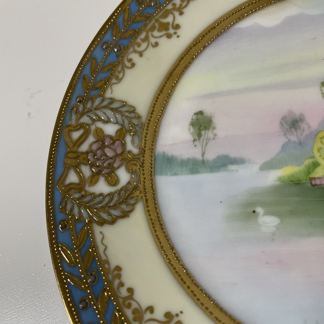 Noritake - オールドノリタケ・湖畔の風景・１９１１年〜１９４１年