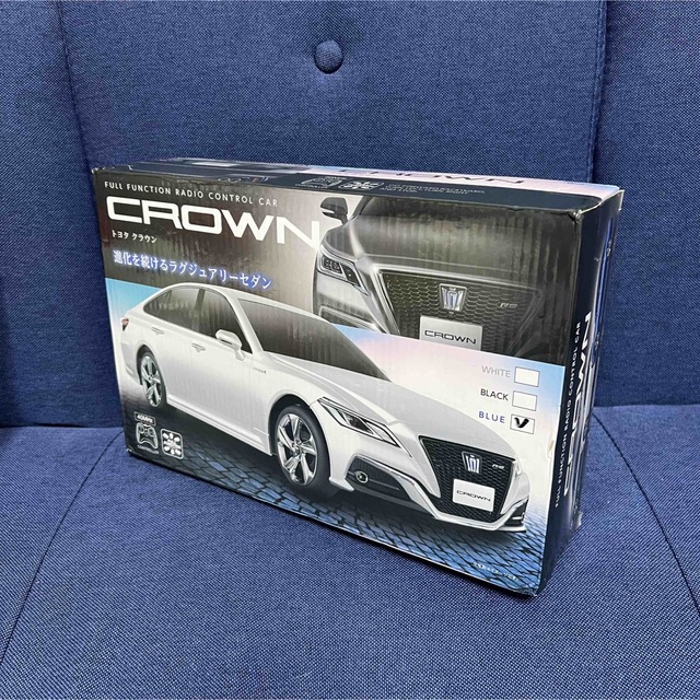 RC TOYOTA CROWN RS クラウン ラジコン ブルー エンタメ/ホビーのおもちゃ/ぬいぐるみ(トイラジコン)の商品写真