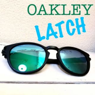 オークリー(Oakley)のOAKLEY☆LATCH☆グリーンミラーレンズサングラス！☆(サングラス/メガネ)