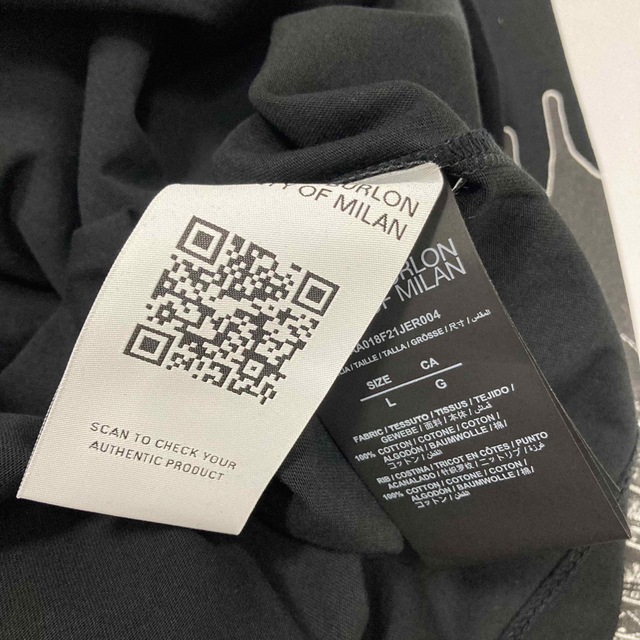 新品 定価3.3万円 MARCELO BURLON WINGS Tシャツ 黒L