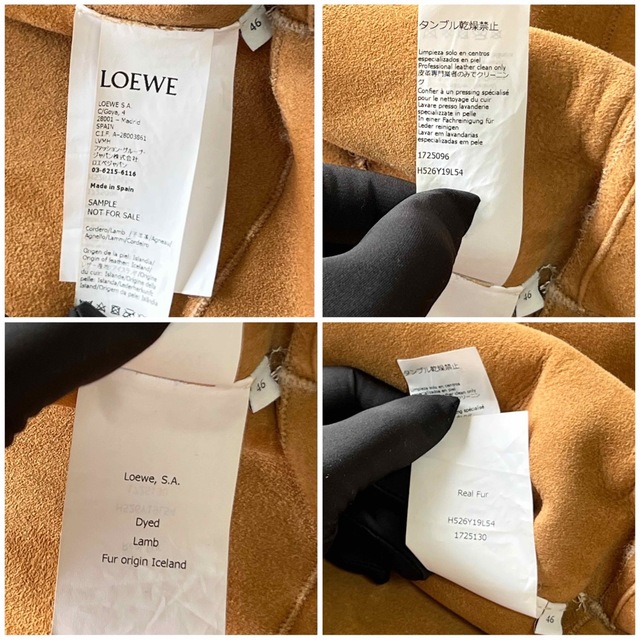 LOEWE(ロエベ)のLOEWE ロエベ ムートンコート 46  メンズのジャケット/アウター(その他)の商品写真