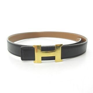 Hermes - 最終お値下げ エルメス ベルト 85 NOIR/ETOUPEの通販 by た