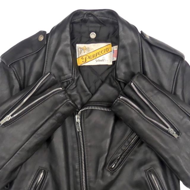 Schott ショット ライダースジャケット 36 ダブル S メンズJJ245