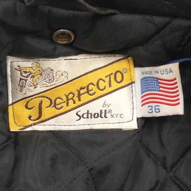 Schott ショット ライダースジャケット 36 ダブル S メンズJJ245 6