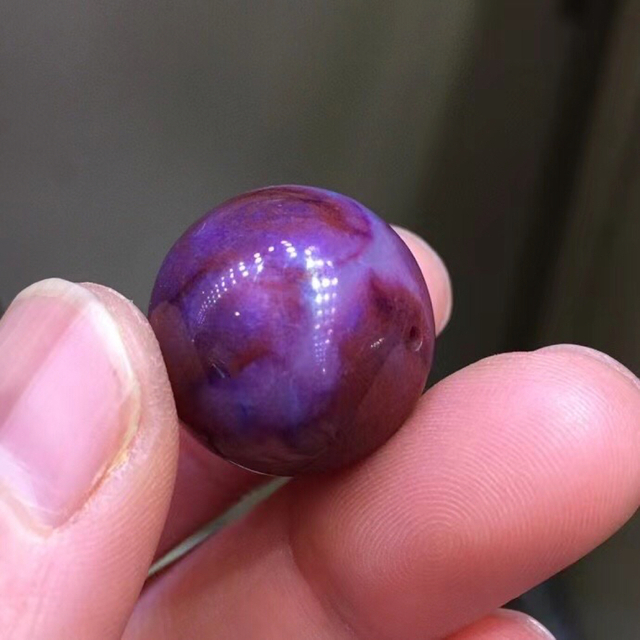 白 フリル付 ⭐︎【高級】スギライト 丸玉 19.1mm - 通販