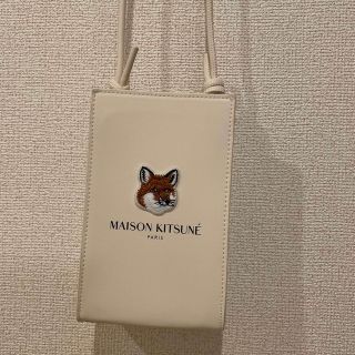 メゾンキツネ(MAISON KITSUNE')のメゾンキツネ×ラネージュ　ショルダーポーチ　使用1回(ポーチ)