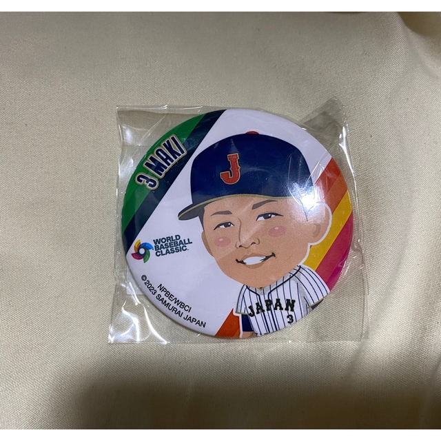 横浜DeNAベイスターズ WBC 侍ジャパン 缶バッジ ガチャ 牧秀悟 横浜DeNAの通販 by あき 横浜DeNAベイスターズ 牧秀悟 侍ジャパン WBC アクリルキーホルダー