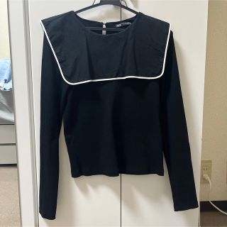 ザラ(ZARA)のZARA セーラーカラートップス(カットソー(長袖/七分))