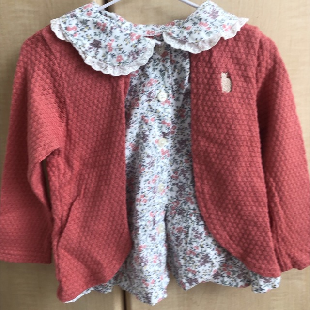 キムラタン(キムラタン)のBiscketClub ドッキング　シャツ　カーディガン　サマーニット キッズ/ベビー/マタニティのキッズ服女の子用(90cm~)(Tシャツ/カットソー)の商品写真