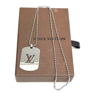 美品✨ルイヴィトン ネックレス ナノグラム LVロゴ ゴールド シルバー