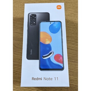 未使用品★SIMフリー Redmi Note 11 トワイライトブルー(スマートフォン本体)