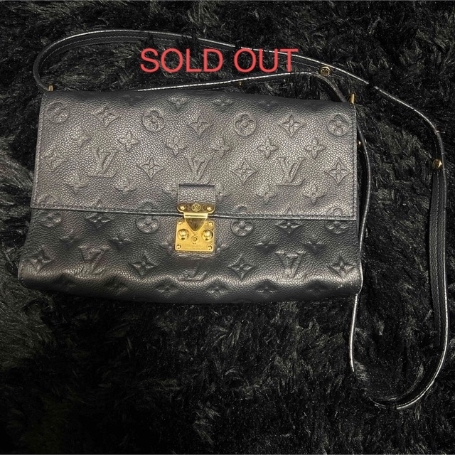 LOUIS VUITTON ✨美品✨ファシナント 黒 ショルダーバッグ