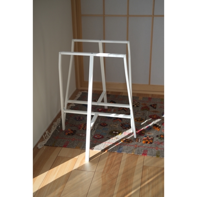 受賞店舗】IKEA レールベリ 架台 テーブル脚 2個セット テーブル
