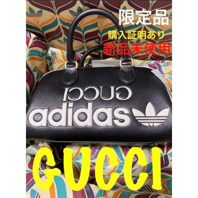 Gucci - Gucci × adidas ミニダッフルバッグ　黒