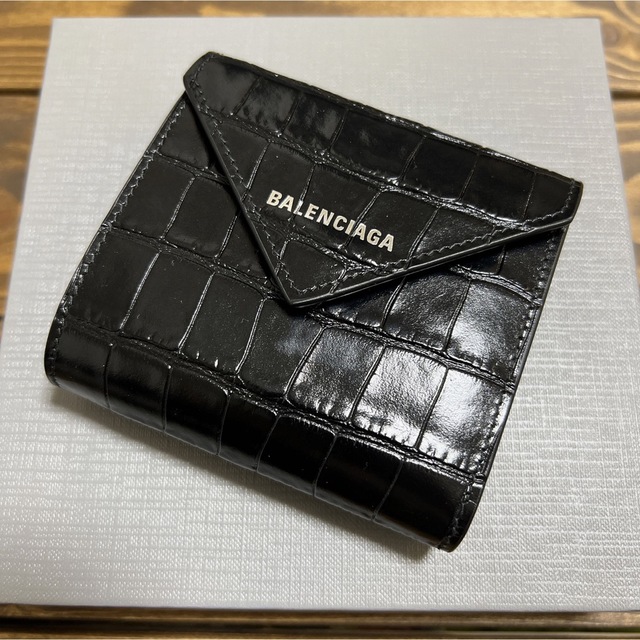 ✨極美品✨　BALENCIAGA ミニ財布　ペーパーミニ　折り財布