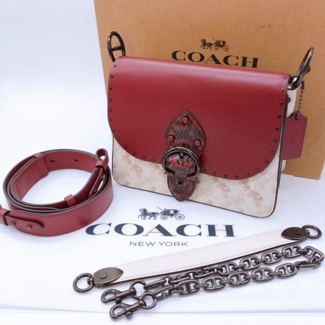 COACH(コーチ)のCOACH コーチ ビート レザー ハンドバック ショルダーバック  4593 レディースのバッグ(ショルダーバッグ)の商品写真