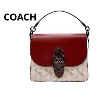 COACH コーチ ビート レザー ハンドバック ショルダーバック 4593