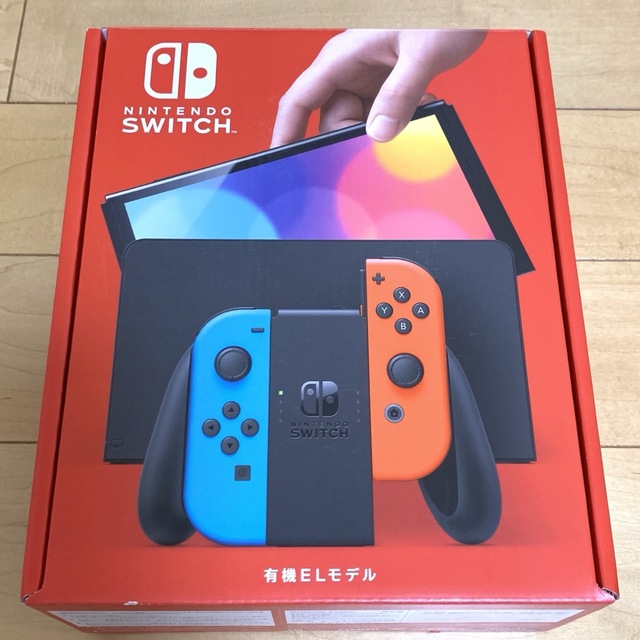 新品 Nintendo Switch 有機ELモデル ネオンブルー ネオンレッド - 家庭