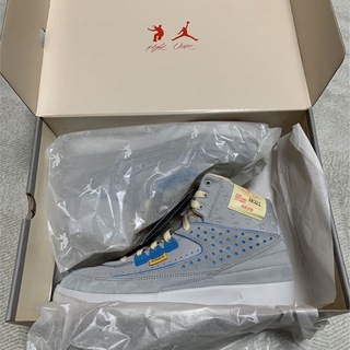 ナイキ(NIKE)のUNION Nike Air Jordan 2  Grey Fog 25.5cm(スニーカー)