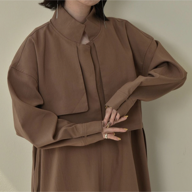 multi way layered outer ops : beige