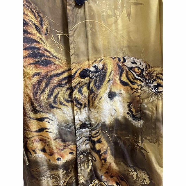 アウター ジャケット dries van noten 虎 総柄スプリング コート