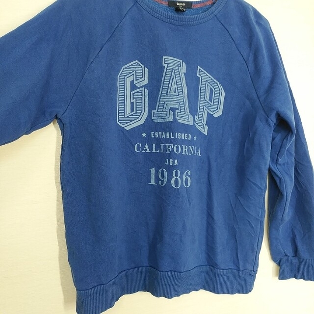 GAP Kids(ギャップキッズ)のGAP　キッズ　トレーナー　青色　160㎝ キッズ/ベビー/マタニティのキッズ服男の子用(90cm~)(その他)の商品写真