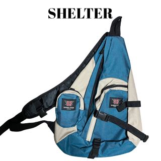 90's 00's SHELTER SPORTS ワンショルダーバッグ Y2Kの通販｜ラクマ