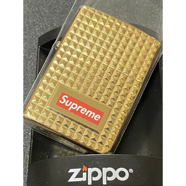 supreme Diamond Cut Zippo gold 17AW ジッポー