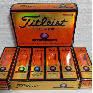 タイトリスト(Titleist)のタイトリスト HVC Soft Feel ゴルフボール 6スリーブ オレンジ(その他)