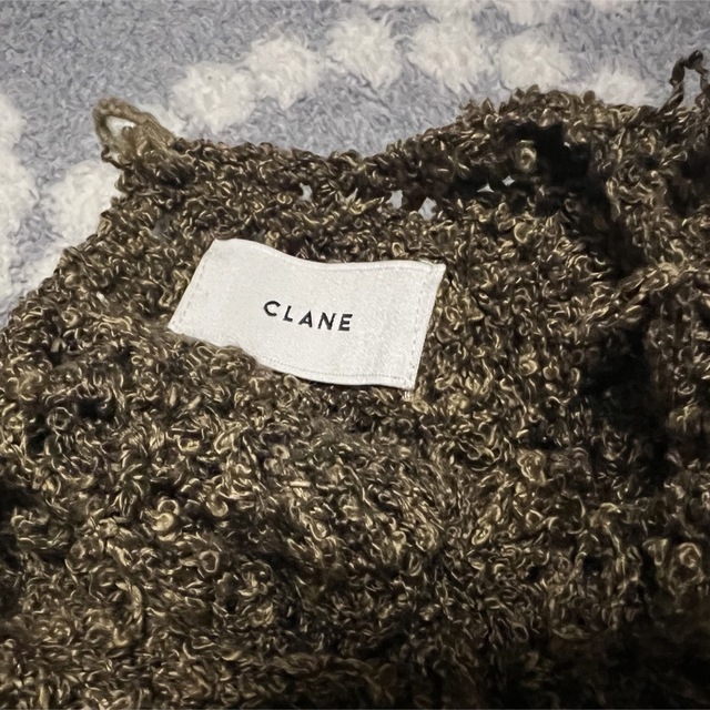 CLANE(クラネ)のVOLUME FRINGE LONG TOPS clane レディースのトップス(ニット/セーター)の商品写真