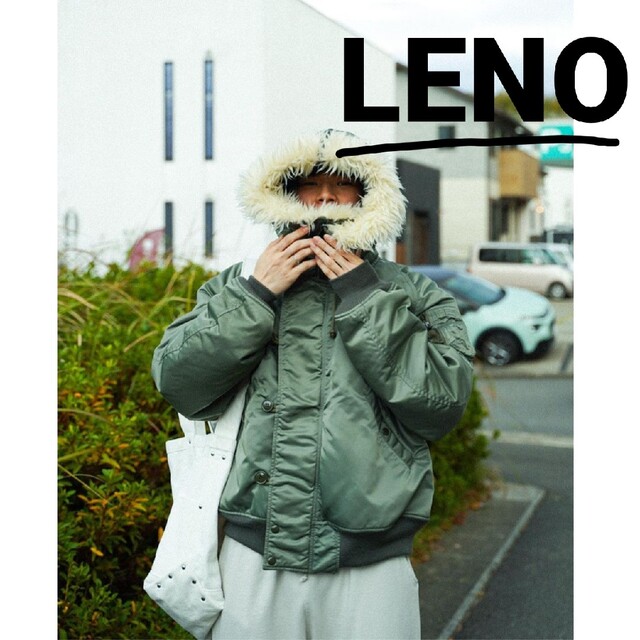 leno n-2b jacketセージグリーン定価