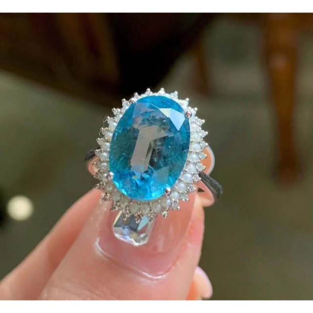 ⭐︎【高級】トルマリン リング k18 6.85ct レディースのアクセサリー(リング(指輪))の商品写真