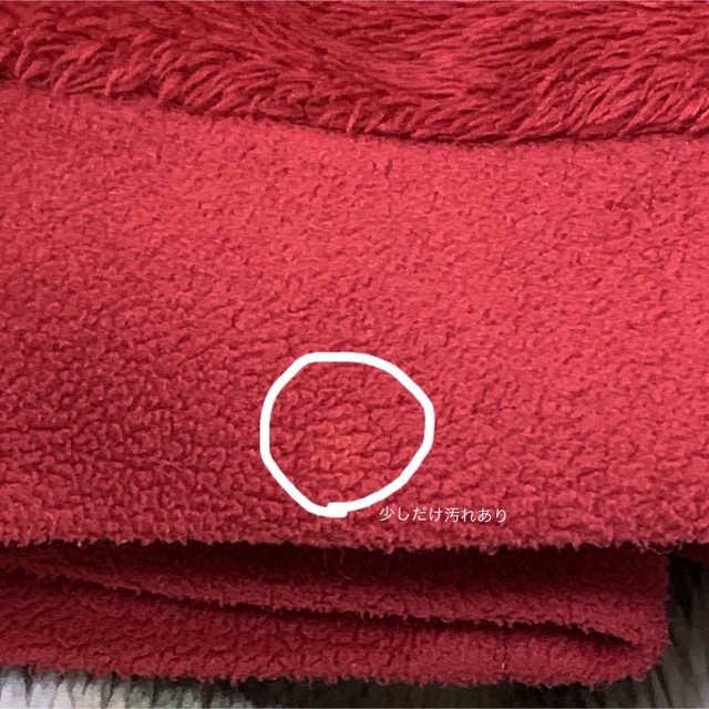 UNIQLO(ユニクロ)のユニクロ スヌーピー ボア フリース パジャマ 赤 Mサイズ レディースのルームウェア/パジャマ(パジャマ)の商品写真